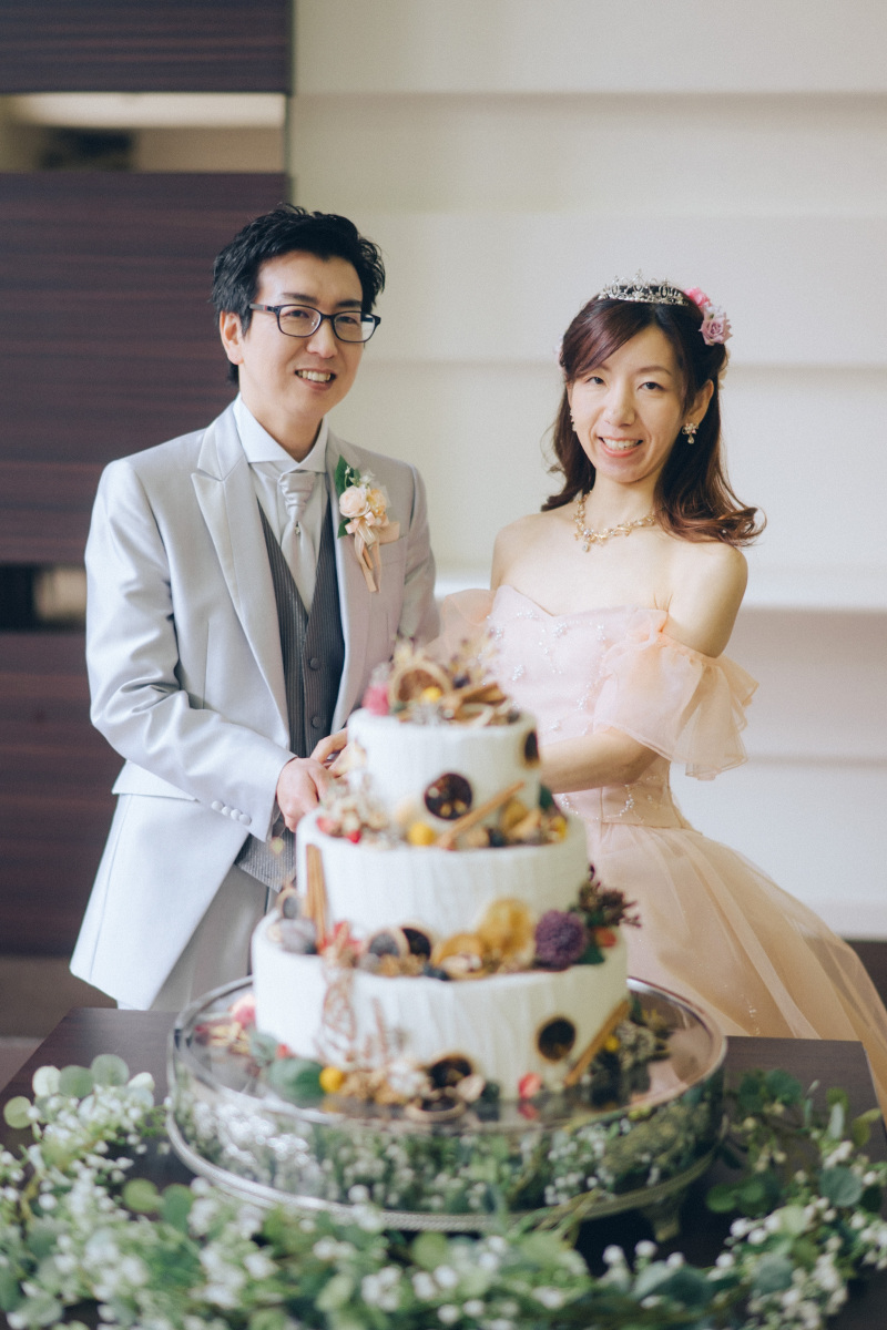 結婚式のような雰囲気で