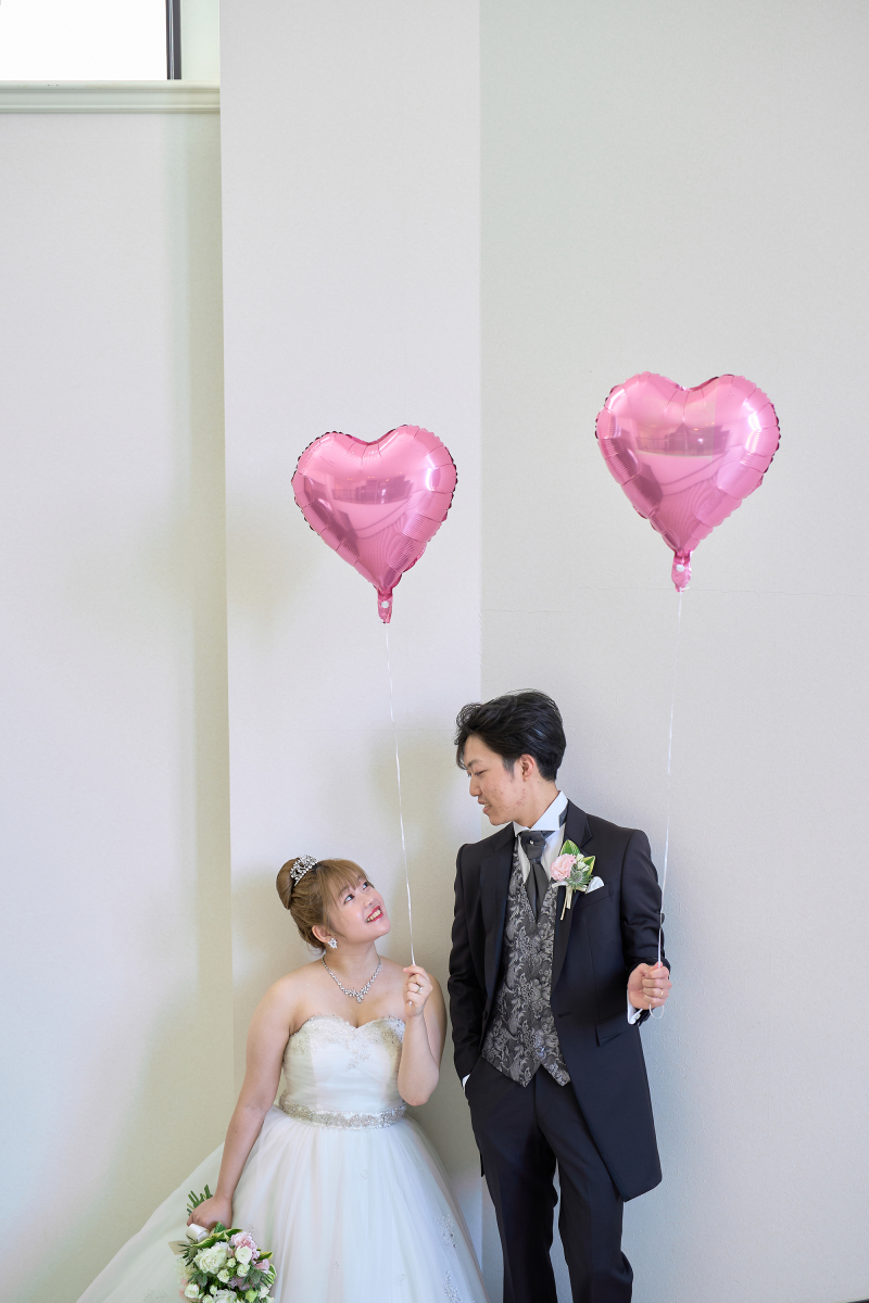 ウェディングドレスはマウルール会場で撮影