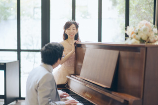 披露宴会場での写真＆映像撮影