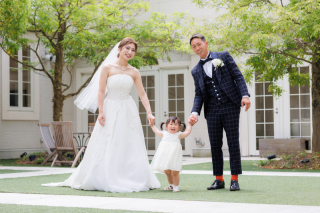 家族でフォトウェディング♪