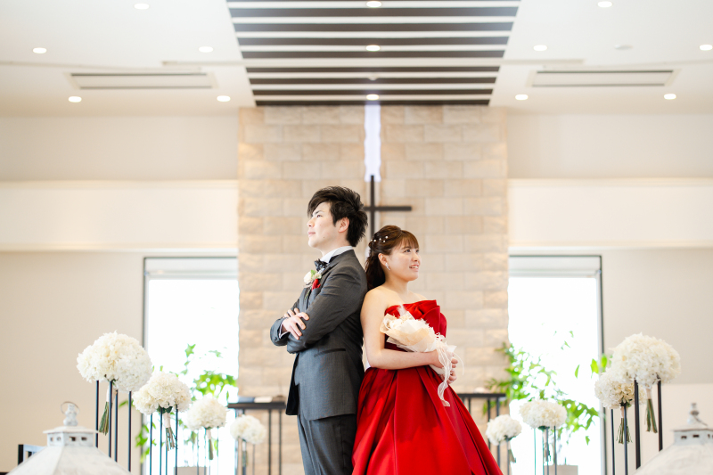 カラードレス撮影