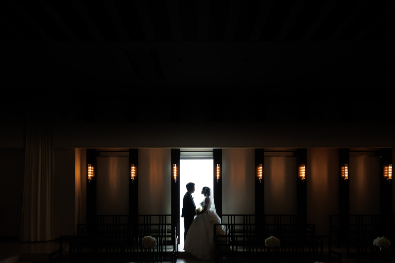 会場の特徴を活かした写真を