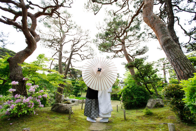 新緑に包まれて、しっとりと美しい一日