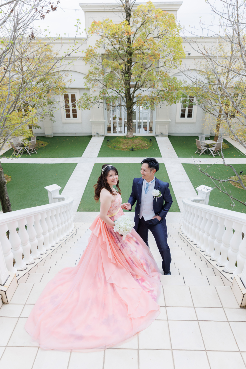 ガーデンでの撮影も