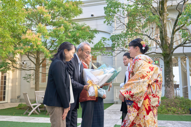 贈呈用花束でサプライズ♪
