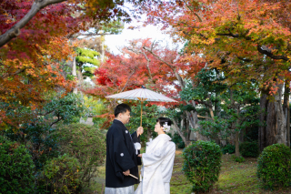 ONE DAY PHOTO ヴィラ・アンジェリカ_紅葉ロケーション