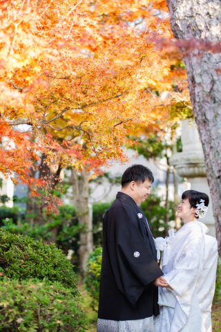 ONE DAY PHOTO ヴィラ・アンジェリカ_紅葉ロケーション