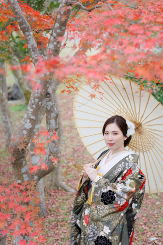 ヴィラ・アンジェリカ_和装ロケーション(紅葉)
