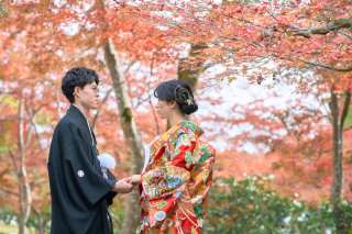 ONE DAY PHOTO ヴィラ・アンジェリカ_紅葉ロケーション