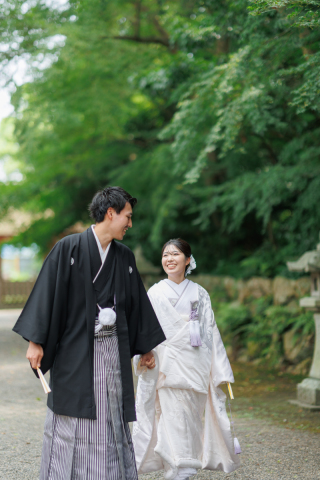 ONE DAY PHOTO ヴィラ・アンジェリカ_和装ロケ：兵主大社