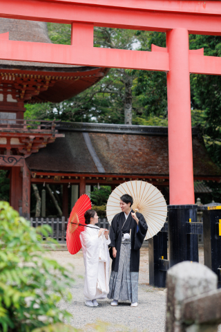 ONE DAY PHOTO ヴィラ・アンジェリカ_和装ロケ：兵主大社
