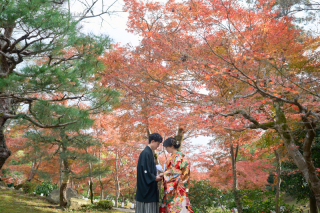 ONE DAY PHOTO ヴィラ・アンジェリカ_紅葉ロケーション