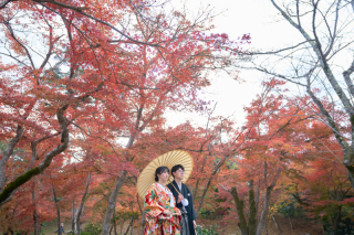 ONE DAY PHOTO ヴィラ・アンジェリカ_紅葉ロケーション