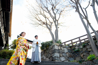 ONE DAY PHOTO ヴィラ・アンジェリカ_和装ロケ：八幡堀
