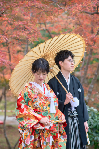 ONE DAY PHOTO ヴィラ・アンジェリカ_紅葉ロケーション