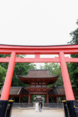 ONE DAY PHOTO ヴィラ・アンジェリカ_和装ロケ：兵主大社