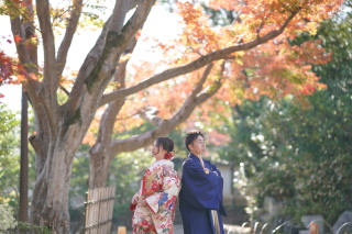 ヴィラ・アンジェリカ_和装ロケーション(紅葉)