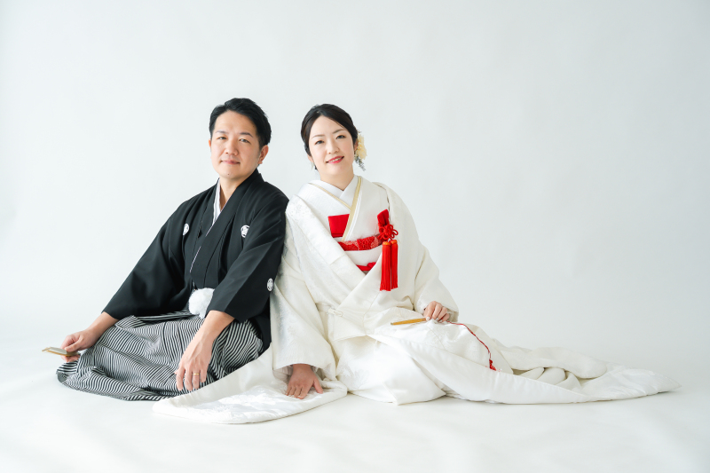 お得な衣装3点 和装2着&洋装1着【スタジオ&チャペル×ガーデン撮影】