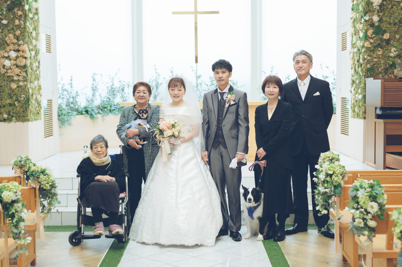 ◆挙式料7万円OFF◆家族に&ldquo;ありがとう&rdquo;を伝える あたたかな結婚式 【人前挙式・フォト撮影・会食付き】