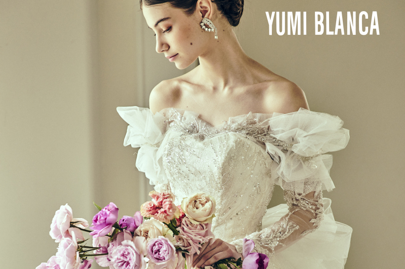 360度どこからでも、見るものを魅了するユミカツラのドレスが着られる洋装1点 チャペル&邸宅ガーデン撮影プラン