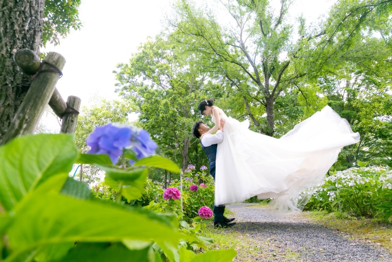 ６月限定【紫陽花フォト】洋装1点ロケーションプラン　全データ付き