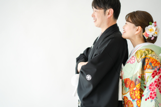 和装2点プラン【スタジオ＆ガーデン撮影】ヘアセットも２パターン　データ全カット