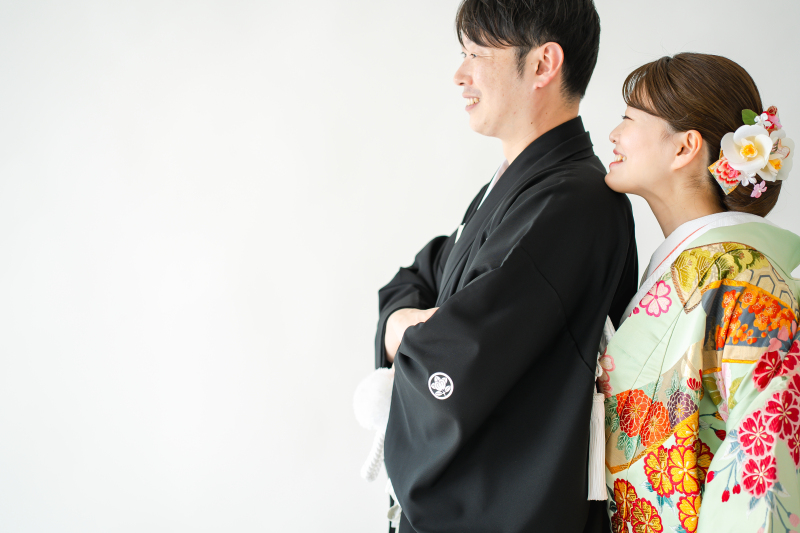 和装2点プラン【スタジオ＆ガーデン撮影】ヘアセットも２パターン　データ全カット