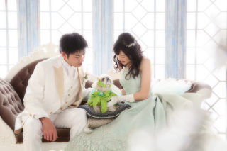 ワンちゃんとも一緒に♪