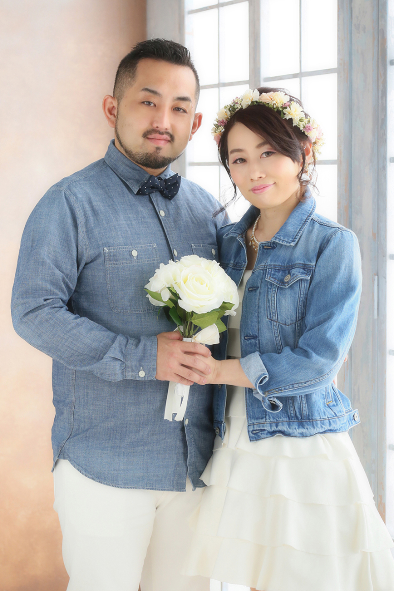 デニムで揃えて。。。