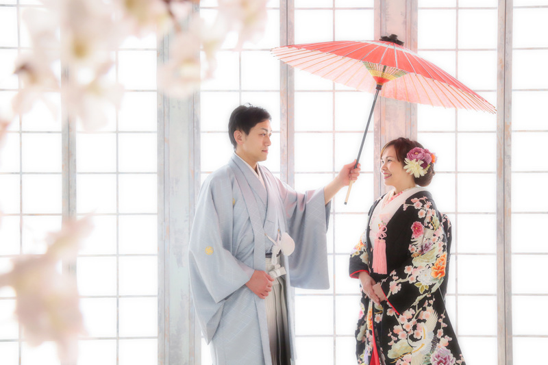 小物を使って華やかに☆