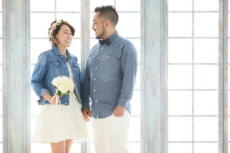 可愛いご新婦様に思わず笑顔