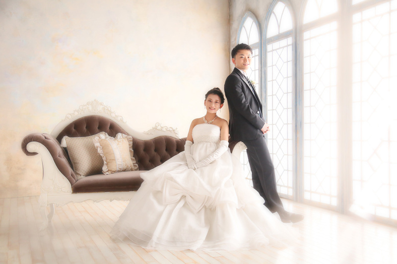 座りショットも