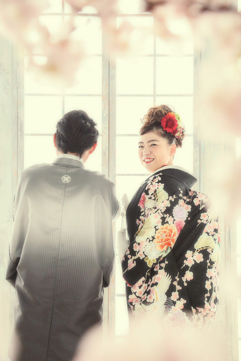 桜に包まれて...