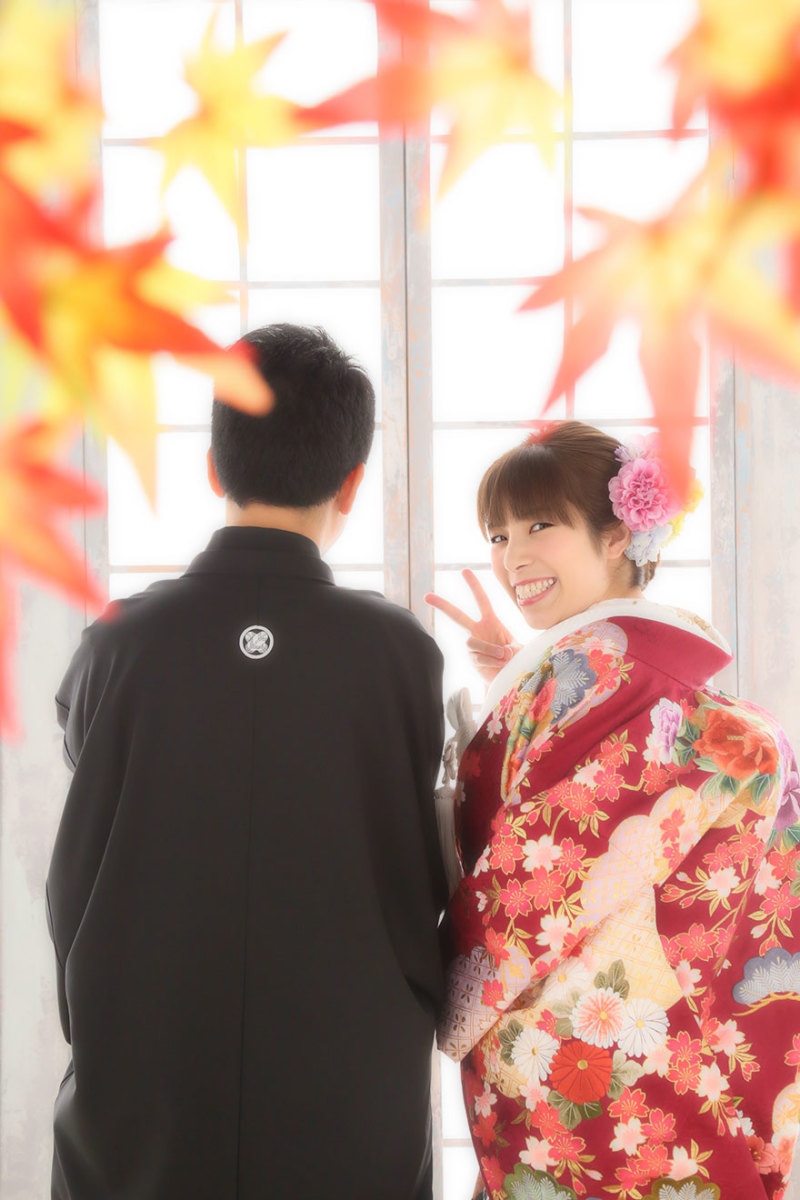 紅葉に彩られて...