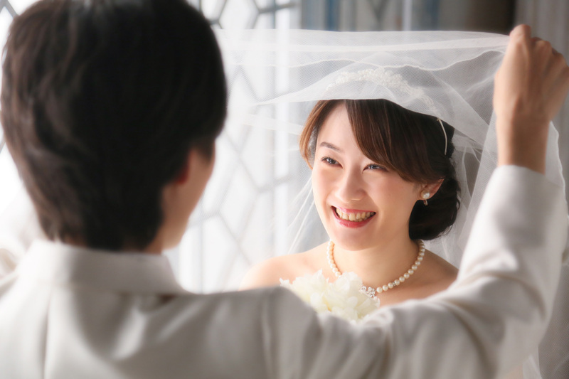 ベールアップの瞬間