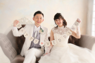 ふんわり水色婚礼コース♪