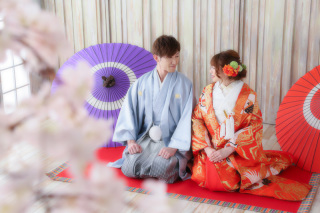 和洋2着でhappywedding♡