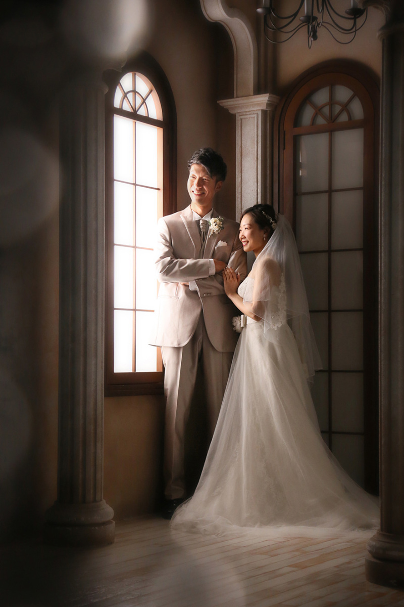 寄り添いながらのショット