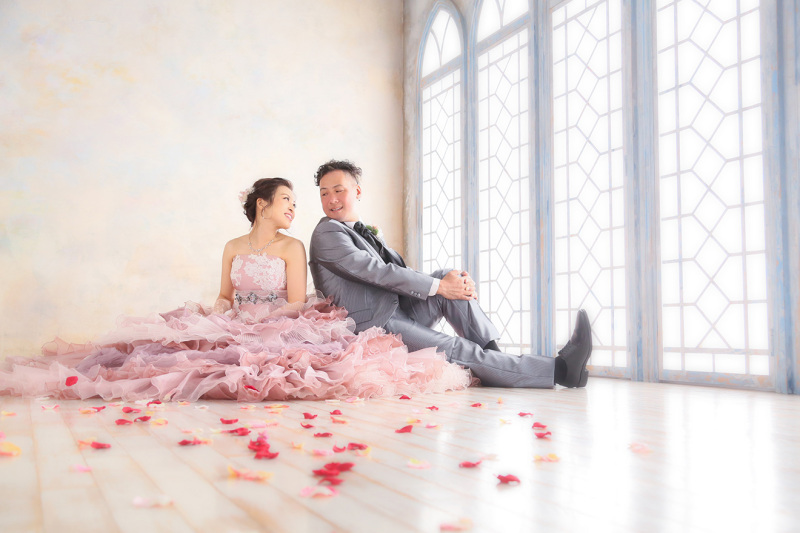 ドレスで座りショット✿