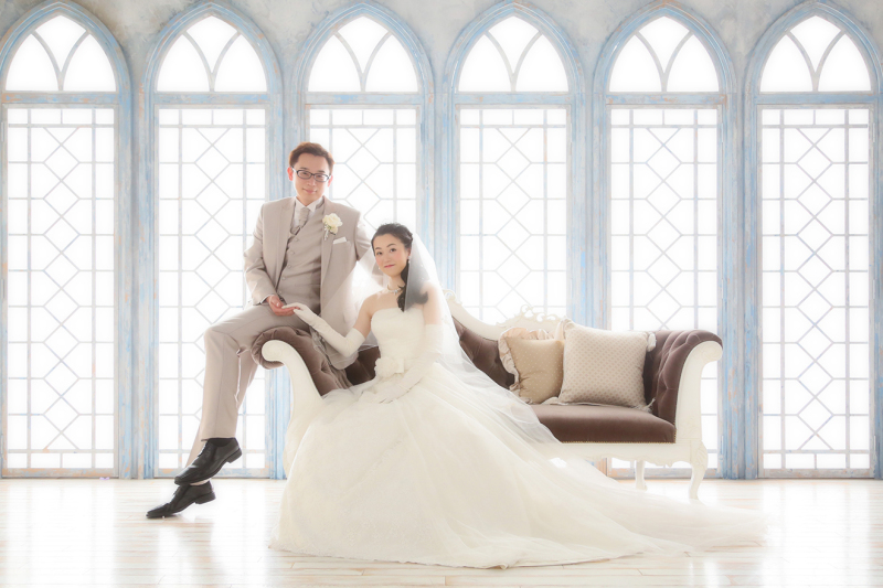 憧れのホワイトドレスをまとって...