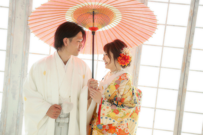 奥様の美しい着物姿にうっとり