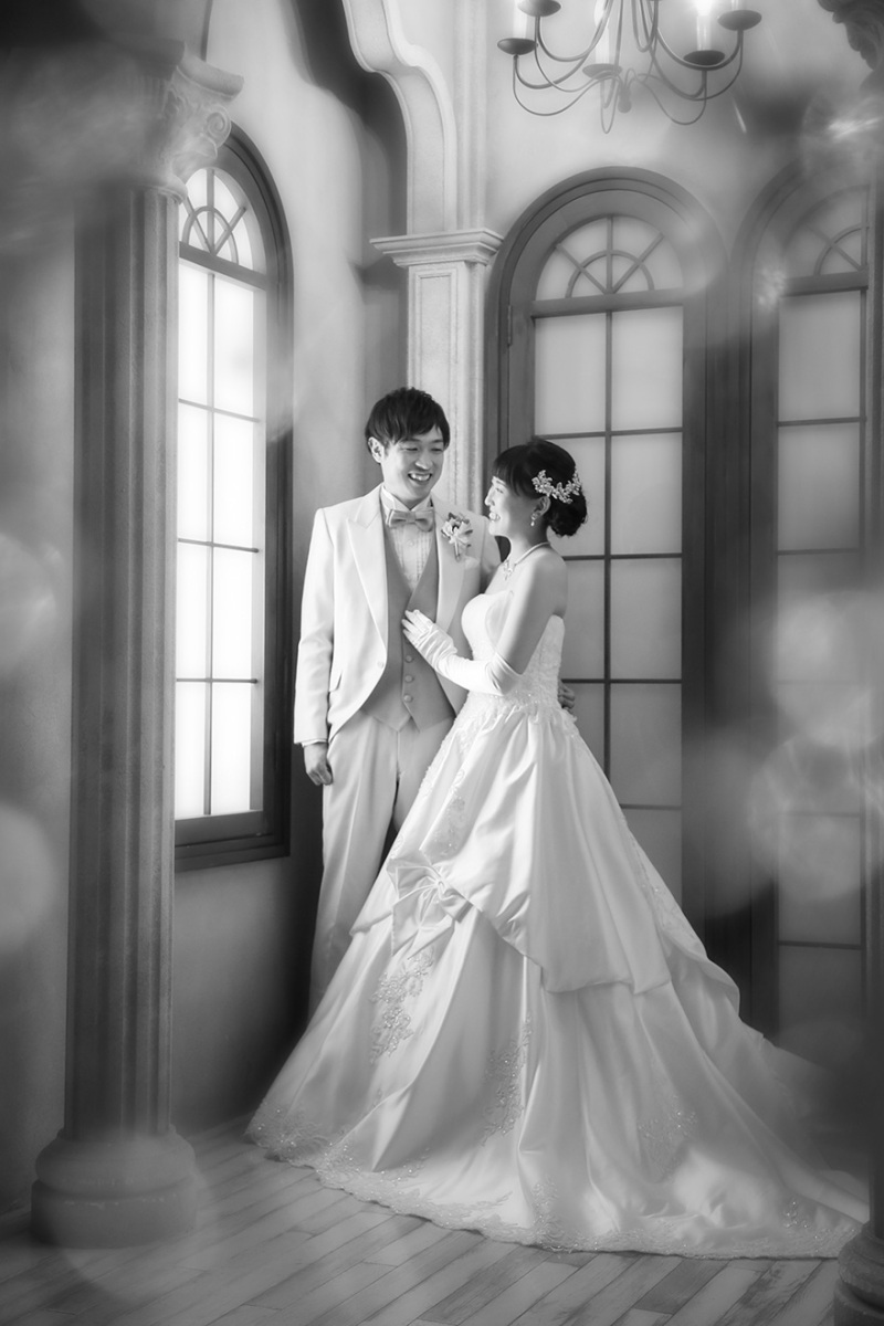 モノクロ写真も魅力的♡