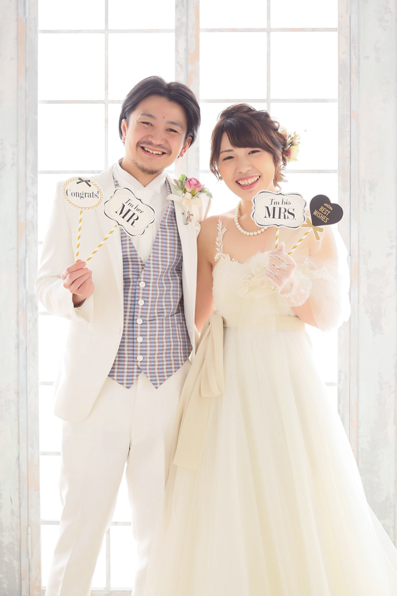 持込み小物で可愛らしく♪