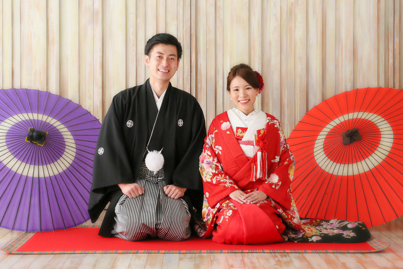 和&洋の3着コースでご案内✿