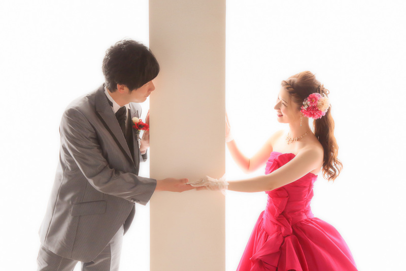 カラードレスでロマンティックに