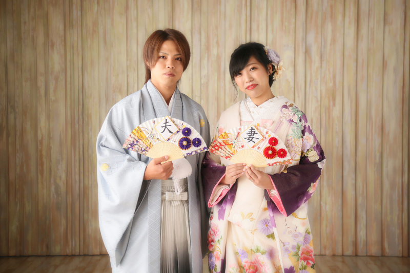 ウェディングフォトにぴったりの手作り扇子♡