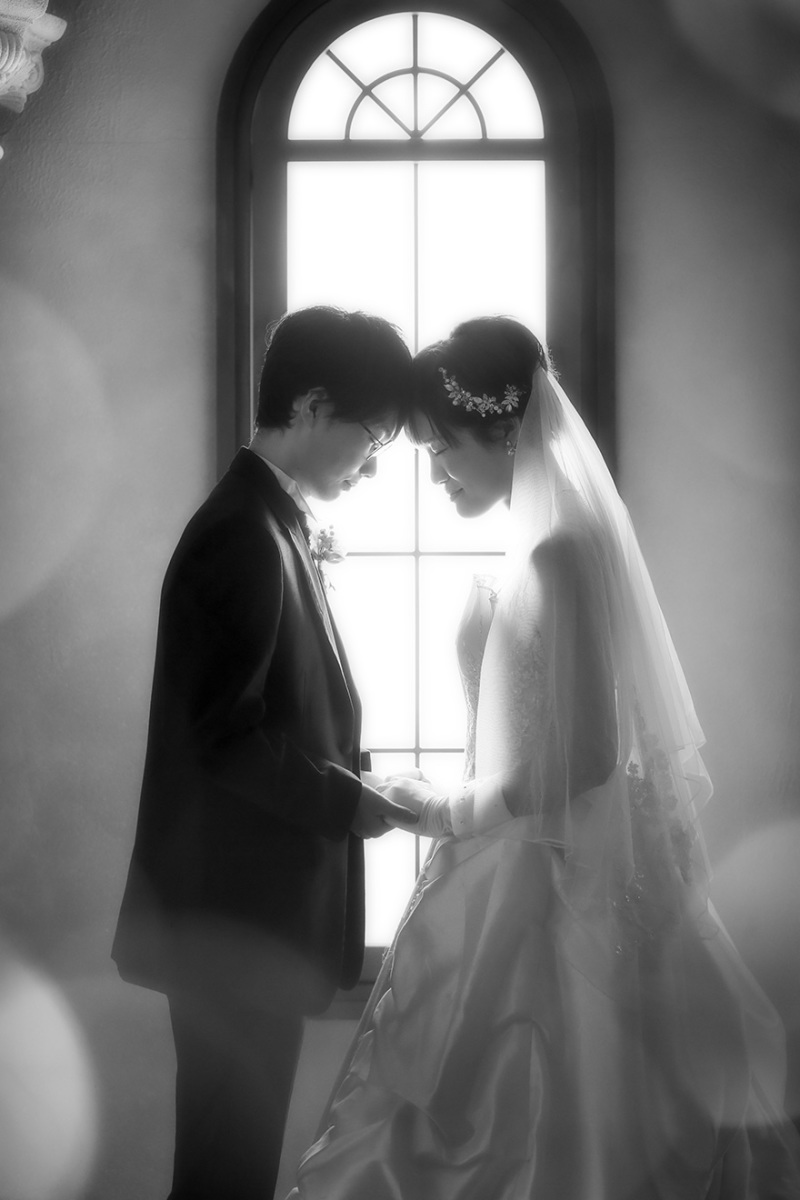 最後はシルエットで