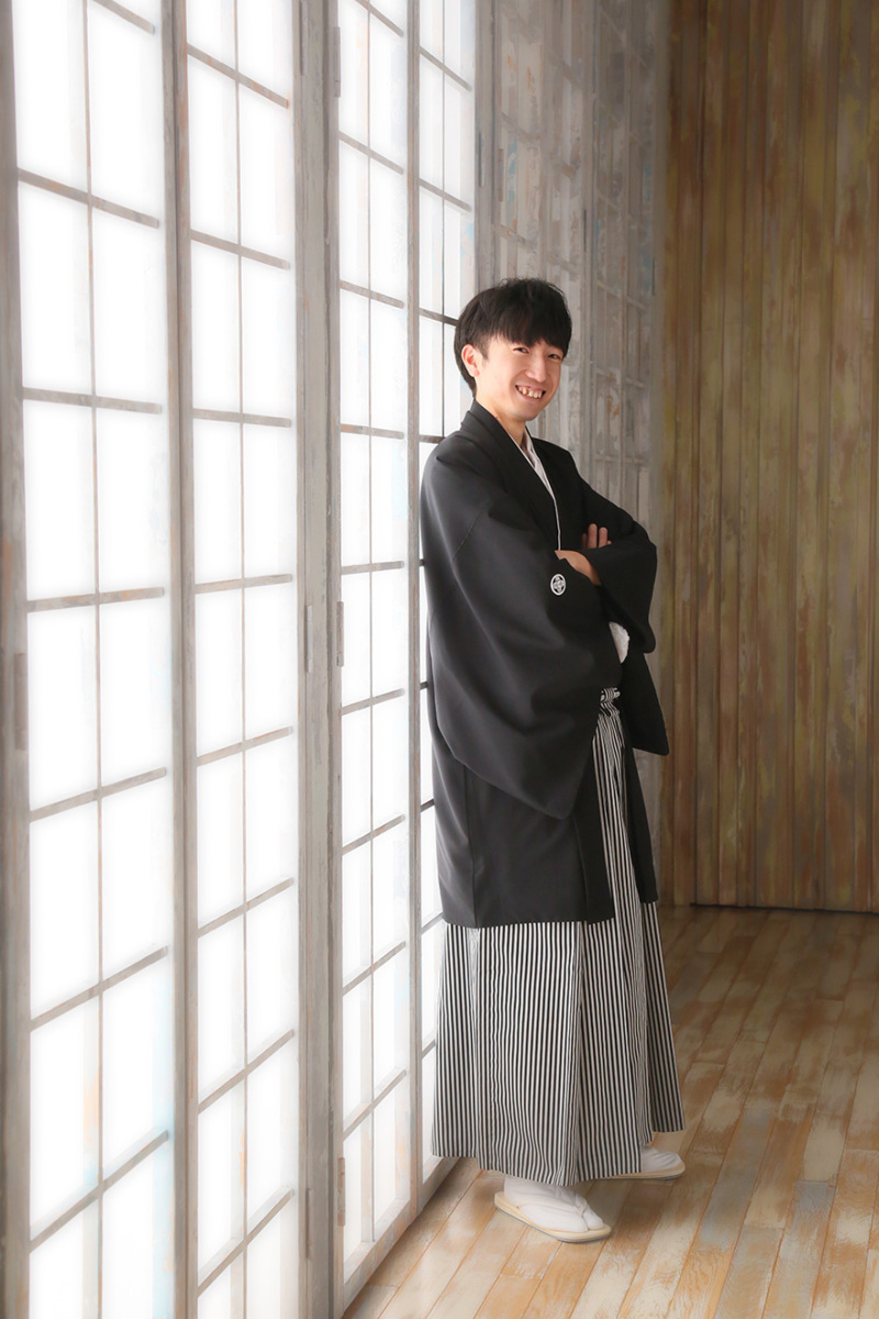 次は新郎様のソロショット✿