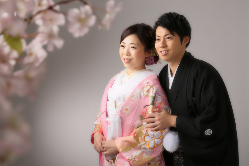 和装でかっちりと・・・