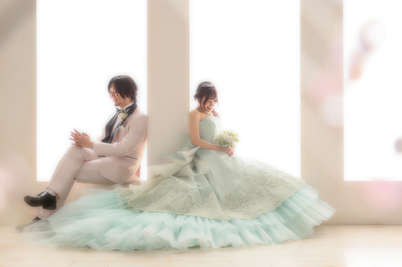 ドレスもきれいに・・・